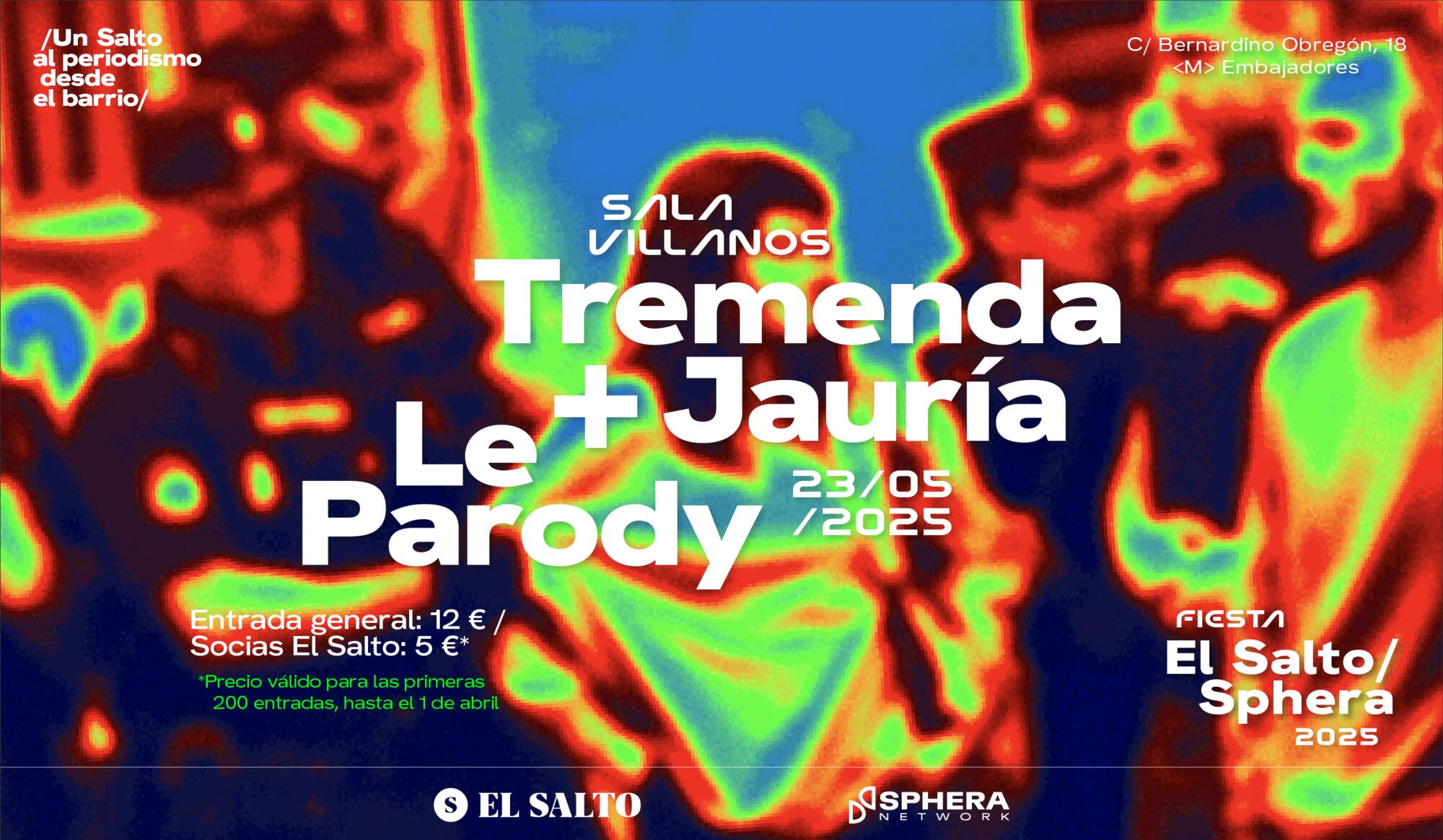 Concierto Tremenda Jauría + Le Parody